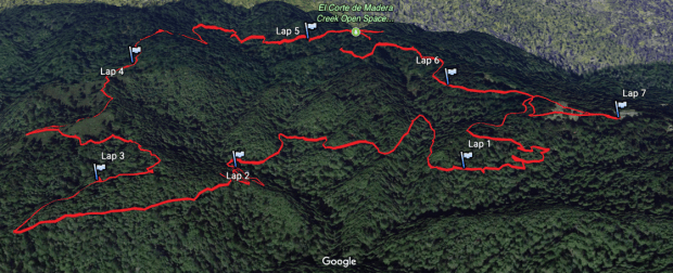 Google Earth Image of El Corte de Madera Preserve